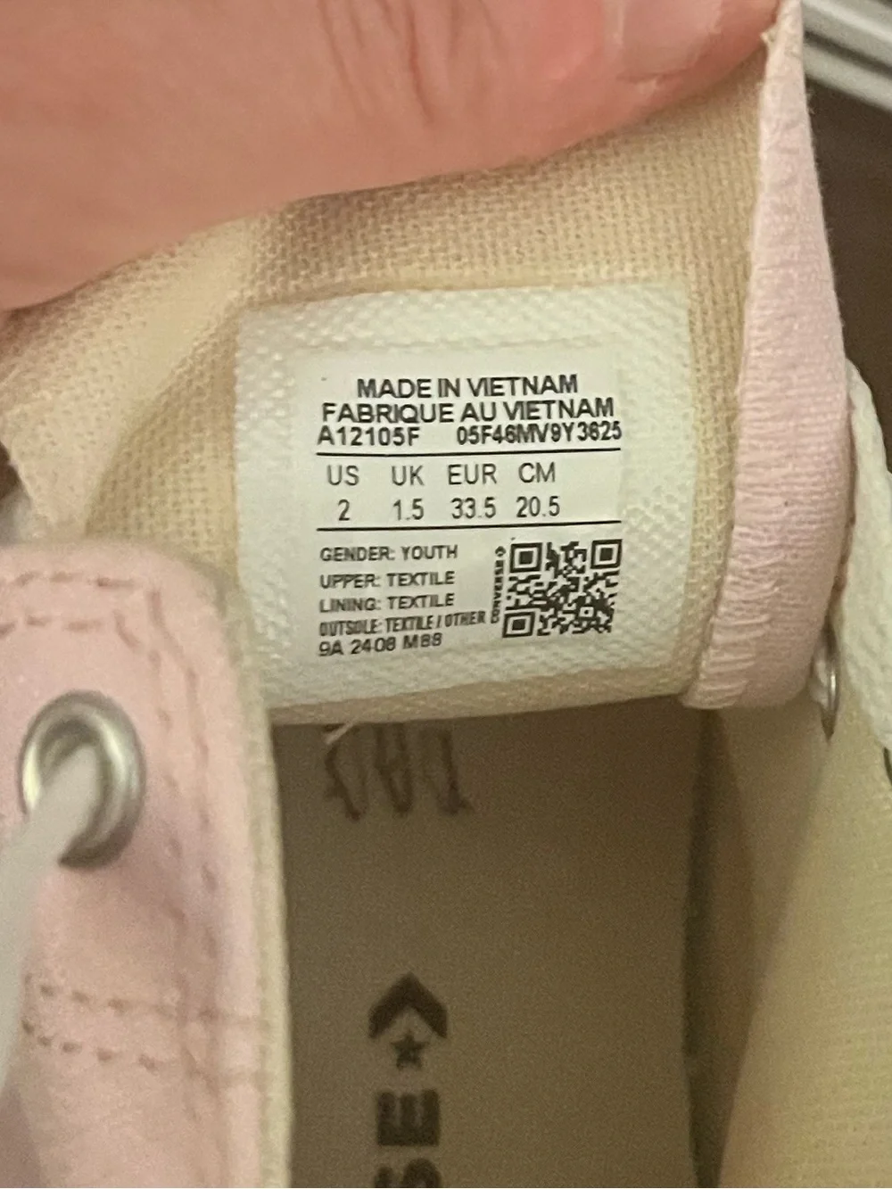 Converse Kids Pink High-Top Canvas Sneakers